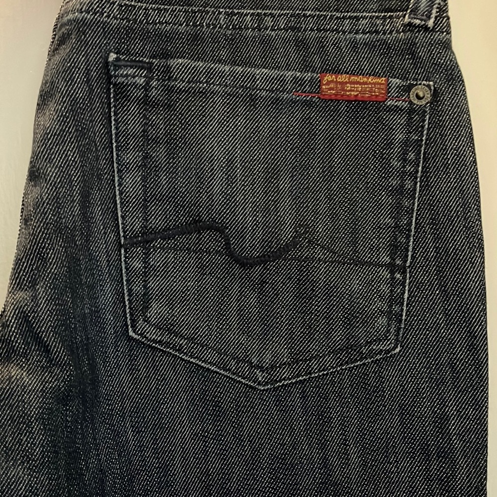 7 for all Mankind Blue Roxanne Skinny Jeans 27